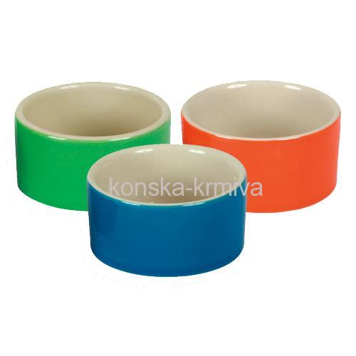 Miska keramická - barevná 250ml zelená